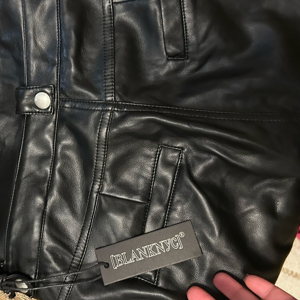 BlankNYC Leather pants nwt sz 29 - Picture 5 of 14